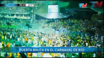 Fuerza bruta en el Carnaval de Río TN de noche