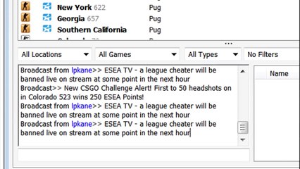 CS  GO Player Banned for Cheating Live on ESEA TV