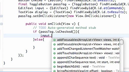 27 - Set the Input Type of an EditText