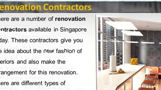 Renovation Contractors