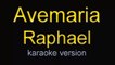 avemaria - raphael - karaoke - letra