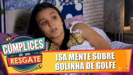 Isa mente sobre bolinha de golfe