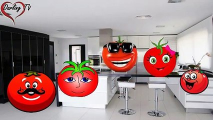 Rhymes for Children | Crazy Tomato Finger Family English Rhymes for UKG Children