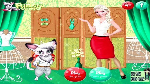 Disney Frozen Games - Elsa First Day at Work - Baby Videos 