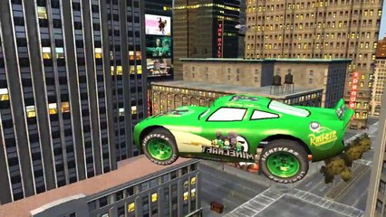 Disney Pixar Cars Lightning McQueen Minecraft Colors have fun with Iron Man