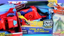 The Amazing Spider-Man 2 Triple Strike Cruiser Spider Strike Spiral Blast Web Shooter And
