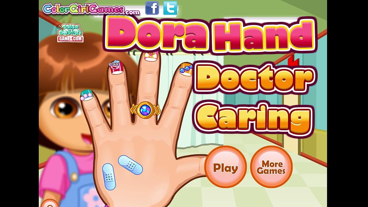 Dora Hand Doctor Baby Caring | Dora The Explorer | Dora Baby Games