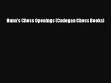 [PDF Download] Nunn's Chess Openings (Cadogan Chess Books) [Download] Online