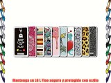 Funda Gel Flexible LG L Fino BeCool Keep Calm Comecocos [  1 Protector Cristal Vidrio Templado