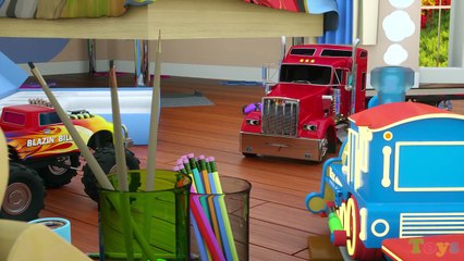 Learn Colors (SPANISH) - Colores y coches de carreras con Max, Bill y Pete el camión - TO