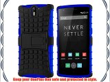 Cruzerlite Spi-Force Dual Layer Case for the OnePlus One - Retail Packaging - Blue