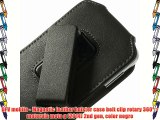 DFV mobile - Magnetic leather holster case belt clip rotary 360º