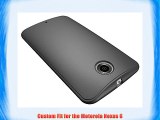 Diztronic Full Matte Flexible TPU Case for Motorola Nexus 6 - Charcoal Gray