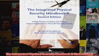 Download PDF  The Integrated Physical Security Handbook II 2nd edition FULL FREE