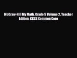[PDF Download] McGraw-Hill My Math Grade 5 Volume 2 Teacher Edition CCSS Common Core [PDF]