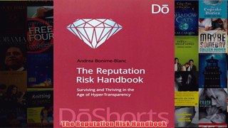 Download PDF  The Reputation Risk Handbook FULL FREE