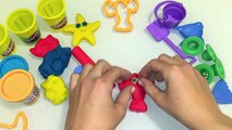Play Doh Beach Creations Bucket with Textured Sand Makes Play-Doh Star Fish, Lobster, and more (FULL HD)