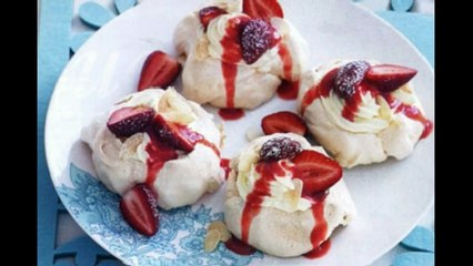 Как приготовить безе с клубникой