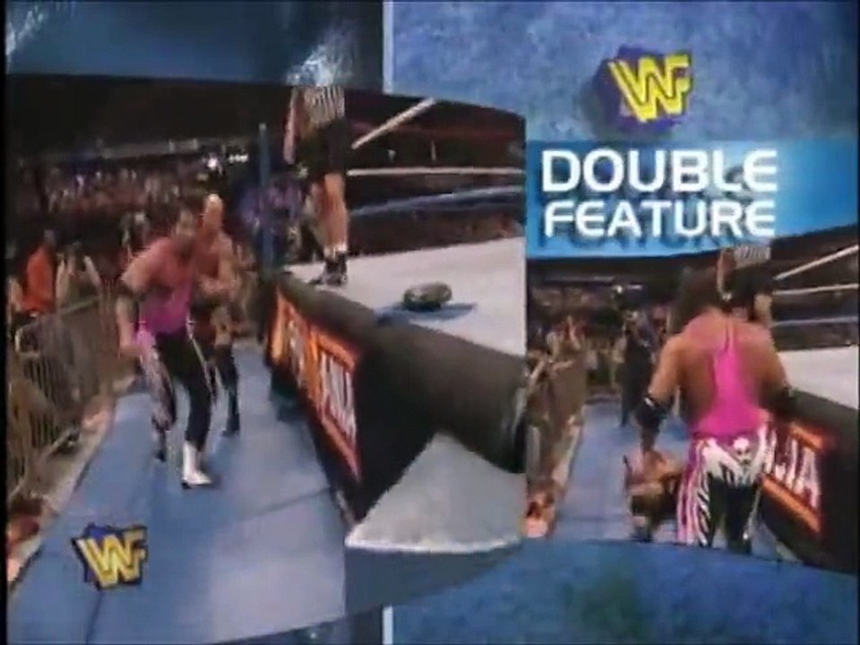 WWF Wrestlemania XIII (13) Part 2 Bret Hitman Hart vs Stone Cold Steve Austin..With Stone Cold talking the fans through the match
