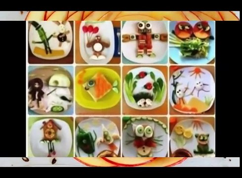 Красивое украшение блюд для детей