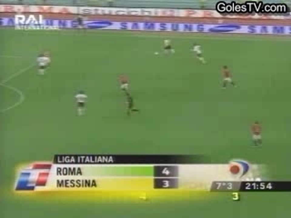 Roma 4-3 Messina (2-2 Riganò) M