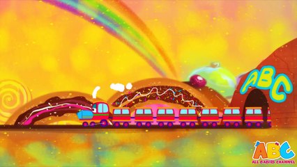 ABC Train Song | ABC Songs for Children & Nursery Rhymes | 100 Minutes Compilation for Kids