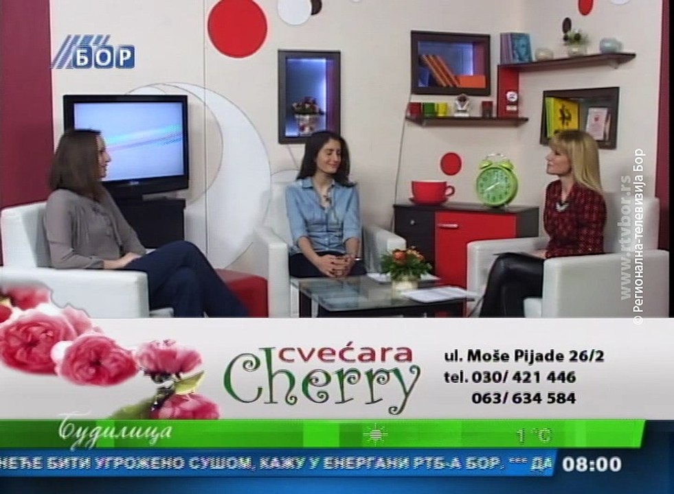 Budilica gostovanje (Tanja Mitrović, Milena Abrašević), 12. februar 2016. (RTV Bor)