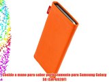 fitBAG Beat Naranja - Funda a medida Exterior de piel con forro interno de microfibra para