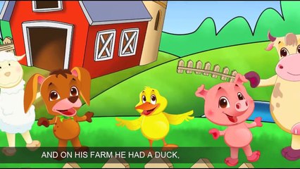 Old MacDonald Had A Farm EIEIO in HD with Lyrics by EFlashApps
