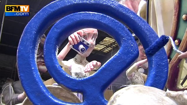 Dernières retouches avant le Carnaval de Nice