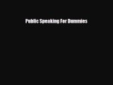 [PDF Download] Public Speaking For Dummies [Download] Online