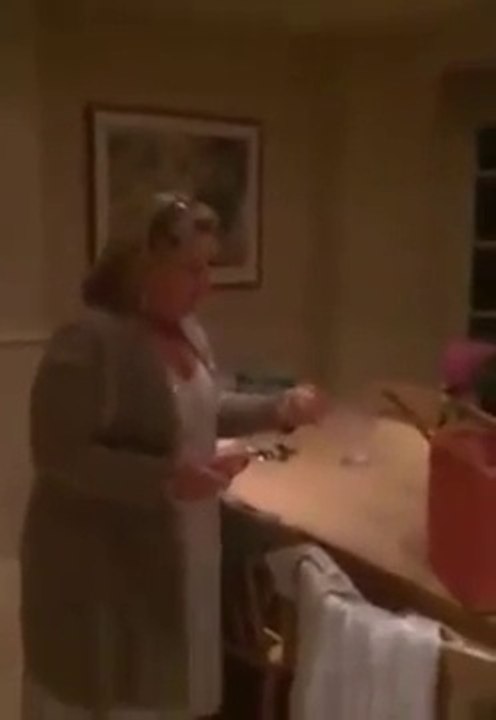 Funny Guy throws eggs at his Mom still unsuspec...