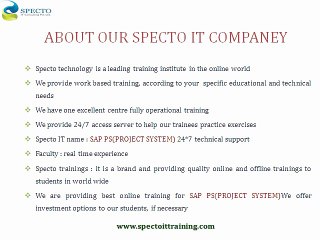 Sap PS(Project System) online training in usa,uk