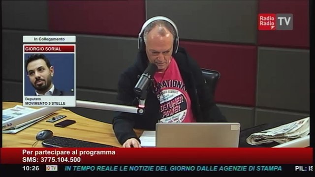 Un Giorno Speciale - Giorgio Sorial (Deputato M5S) - 12 febbraio 2016