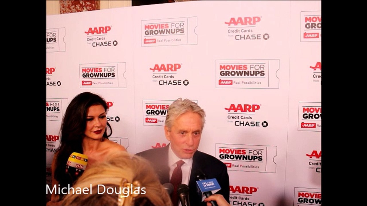 TV Examiner Interview: Michael Douglas and Catherine Zeta-Jones at 2016 Movie For Grown Up Awards