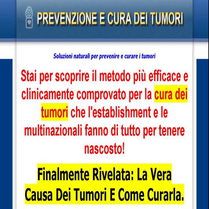 eBooK PREVENZIONE E CURA DEI TUMORI