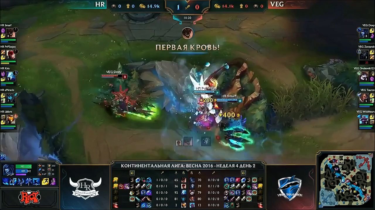 HR vs VEG - Spring Split LCL 2016
