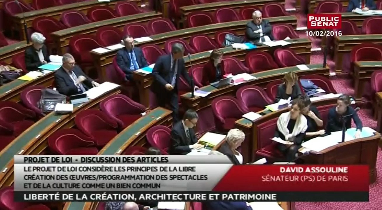 Projet de loi relatif à la liberté de la création, à l'architecture et au patrimoine - Les matins du Sénat