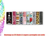 Funda Gel Flexible ZTE Blade L2 BeCool Animal Print Vaca [  1 Protector Cristal Vidrio Templado