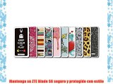 Funda Gel Flexible ZTE Blade S6 BeCool Baby on Board Osito amoroso [  1 Protector Cristal Vidrio