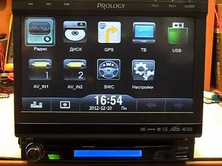 Prology MDN-1715T,MDN-2670T настройка навигации