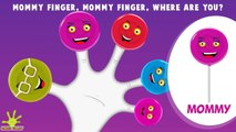 The Finger Family Lollipop Family Nursery Rhyme | Lollipop Finger Family Songs