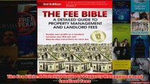 Download PDF  The Fee Bible A Detailed Guide to Property Management and Landlord Fees FULL FREE