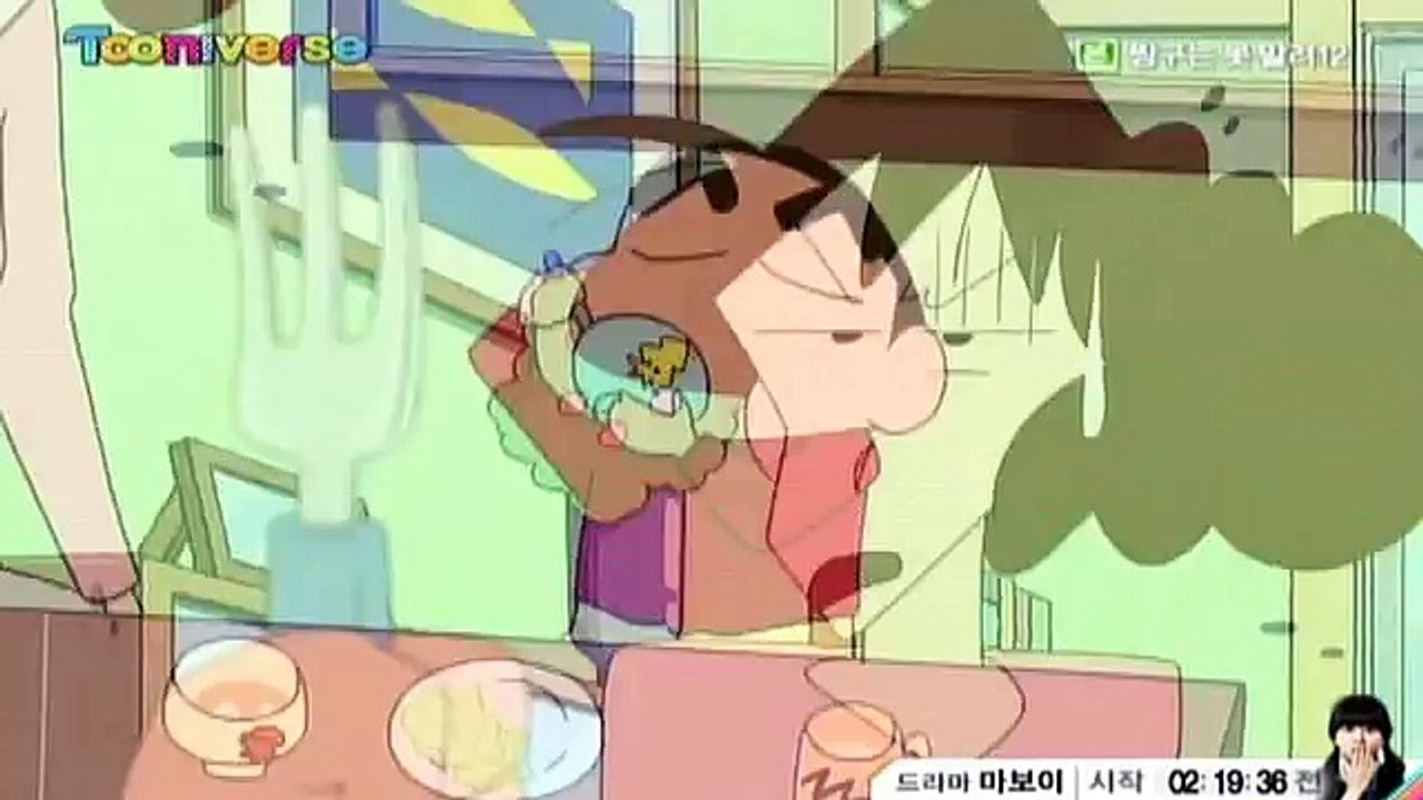 짱구는 못말려 12기 젓가락질을 다시 배워요