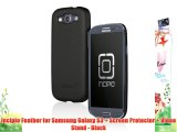 Incipio Feather for Samsung Galaxy S3   Screen Protector   Video Stand - Black