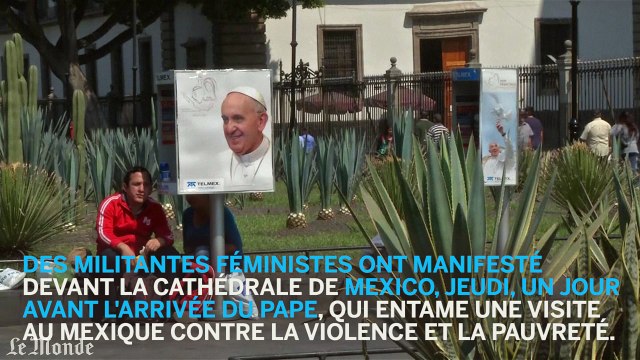 Voyage du pape au Mexique, des militantes féministes interpellent l'Eglise