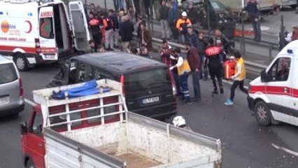 Bahçelievler D-100'de Kaza