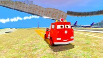 Disney PIXAR cars Red Fire Truck Mack Truck and Minions Childrens Songs Nursery Rhymes
