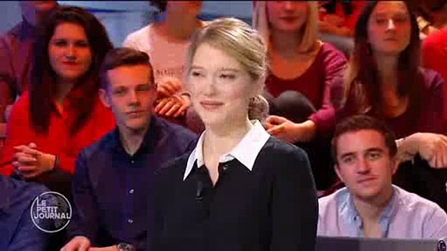 Avec Léa Seydoux, Le petit journal se moque de... Laurent Delahousse ! Regardez