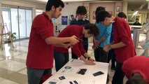 Fatih Koleji öğrencileri, uzaktan elle kumanda edilen robot araç yaptı